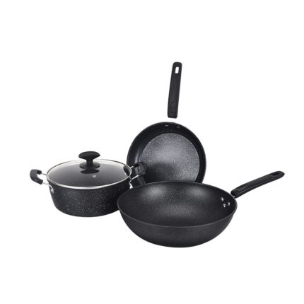 COMBO 2 CHẢO & 1 NỒI CHỐNG DÍNH LUMICASA LMCB4