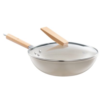 CHẢO SỨ CHỐNG DÍNH CÓ NẮP LUMICASA 32CM CSC7-32