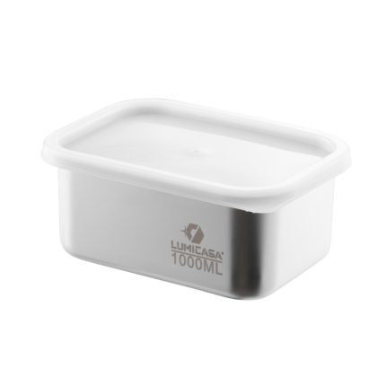 HỘP INOX 201 ĐỰNG THỰC PHẨM 1000ML LMH9-1000